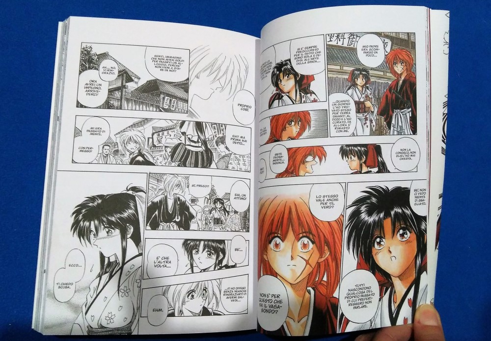 Rurouni Kenshin Perfect Star Comics colore e nero